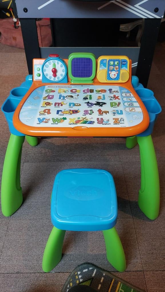 VTech Educatie 3-in-1 Tafel: Schrijven, Leren, Creativiteit, Ophalen, Gebruikt, Taal en Lezen, Met geluid
