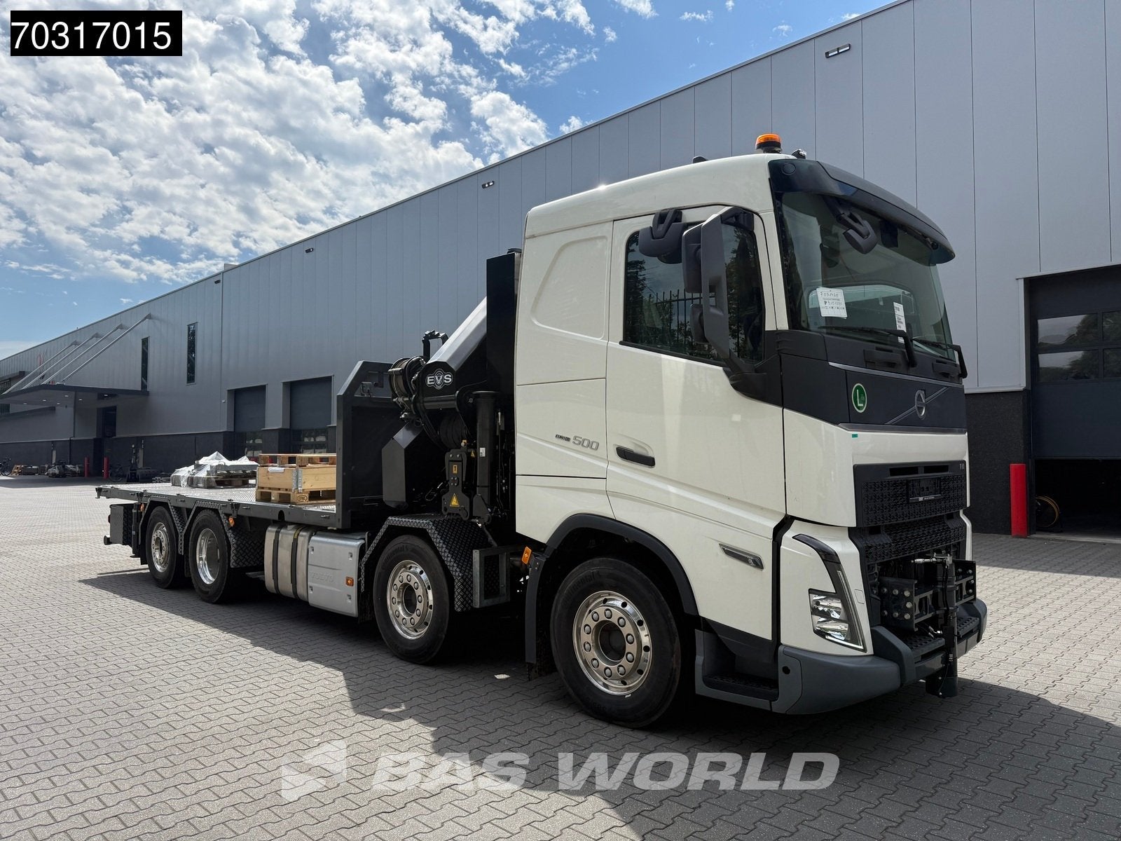 Volvo FH 500 8X2 COMING SOON! HMF 6120 K6 Crane + 2.5t Winch, Auto's, Automaat, Stof, Wit, Bedrijf
