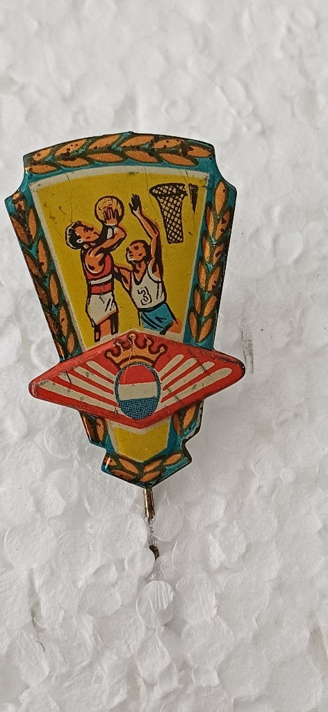 Basketbal vintage speld, Ophalen of Verzenden, Zo goed als nieuw, Overige onderwerpen