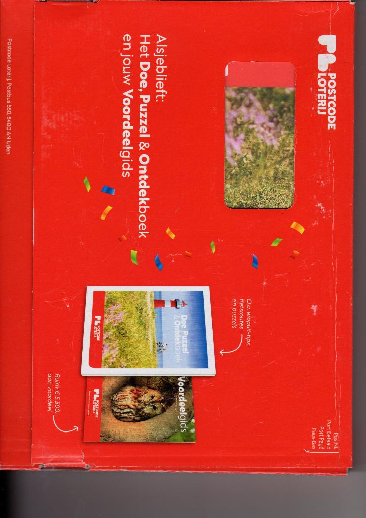 Postcode Loterij voordeelgids en Het Doe Puzzel & Ontdekboek, Drie personen of meer, Kortingsbon