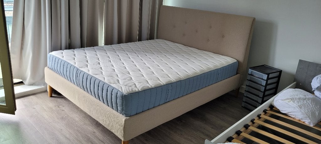 VÅGSTRANDA matras 160x200 middelhard zgan, Ophalen, Zo goed als nieuw, Tweepersoons, 160 cm