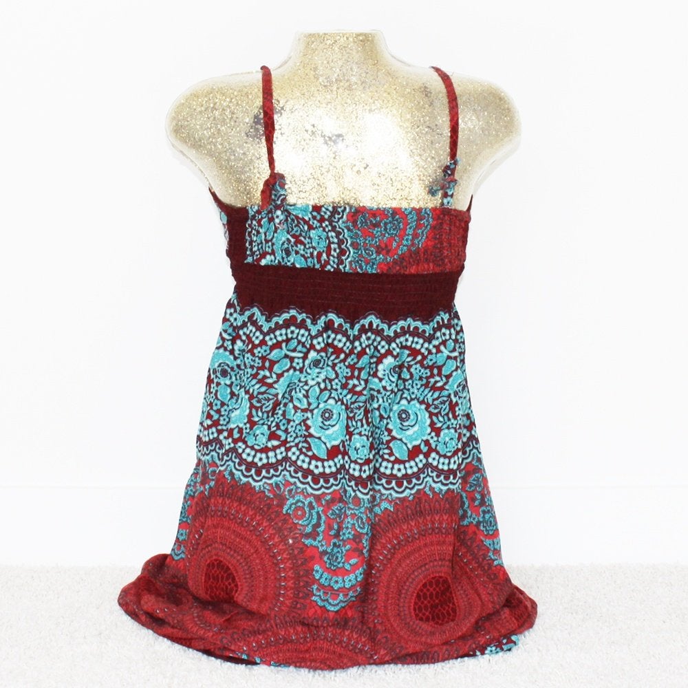 Zeer Mooie Vintage Jurk2 (S) - 27 € 25,-, Meerkleurig, Ophalen of Verzenden, Maat 36 (S), Onder de knie