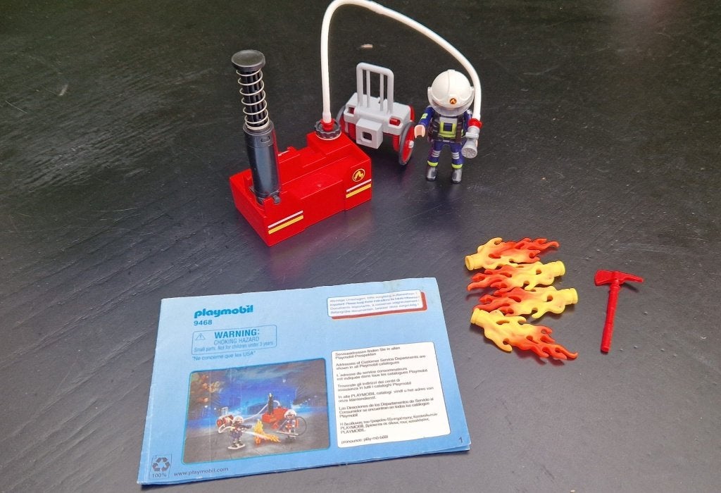 Playmobil 9468 pompwagen- Met Boekje, Ophalen of Verzenden, Gebruikt