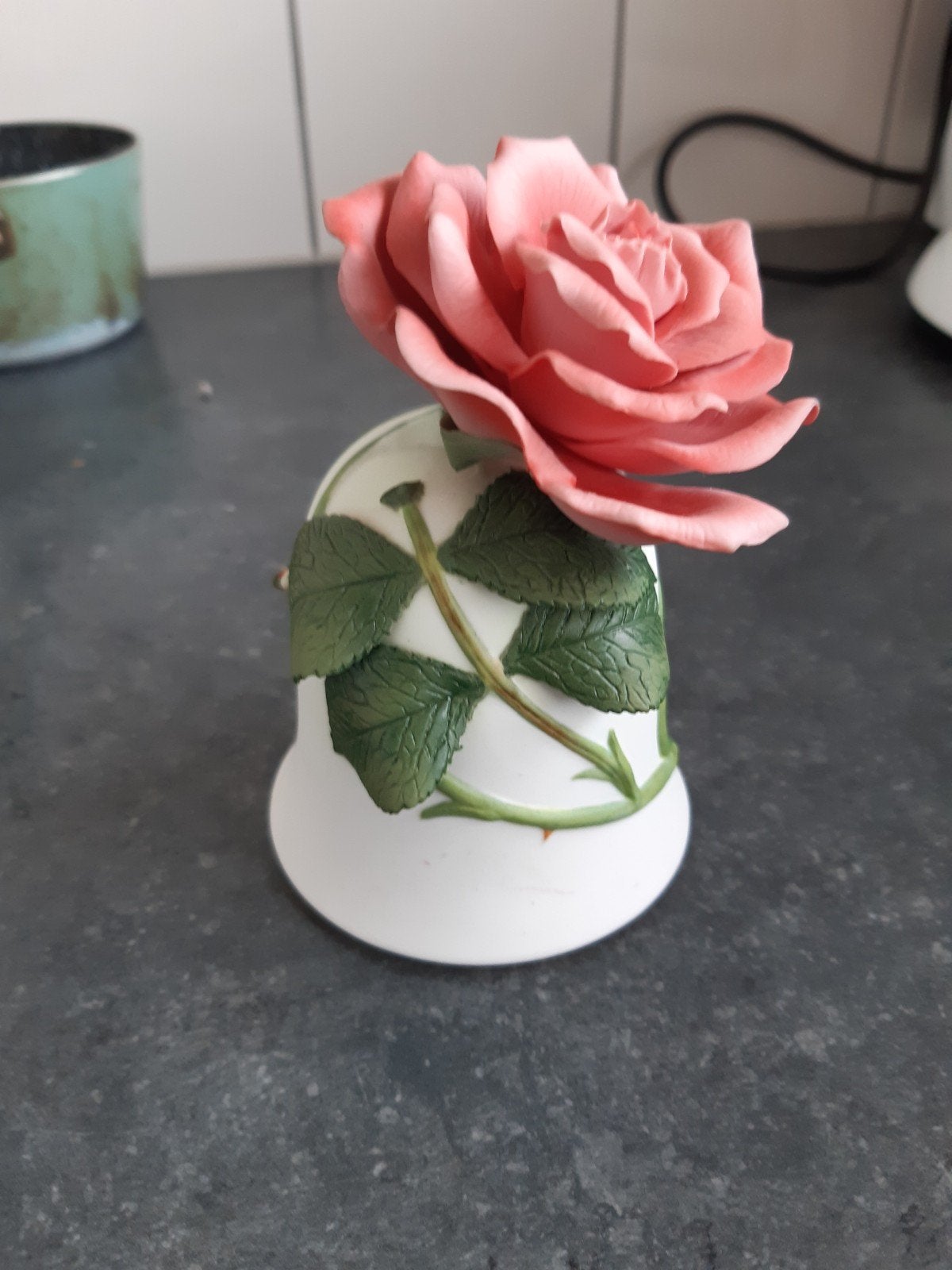 bel met bloem vintage 1983, Huis en Inrichting, Ophalen, Zo goed als nieuw, Overige typen