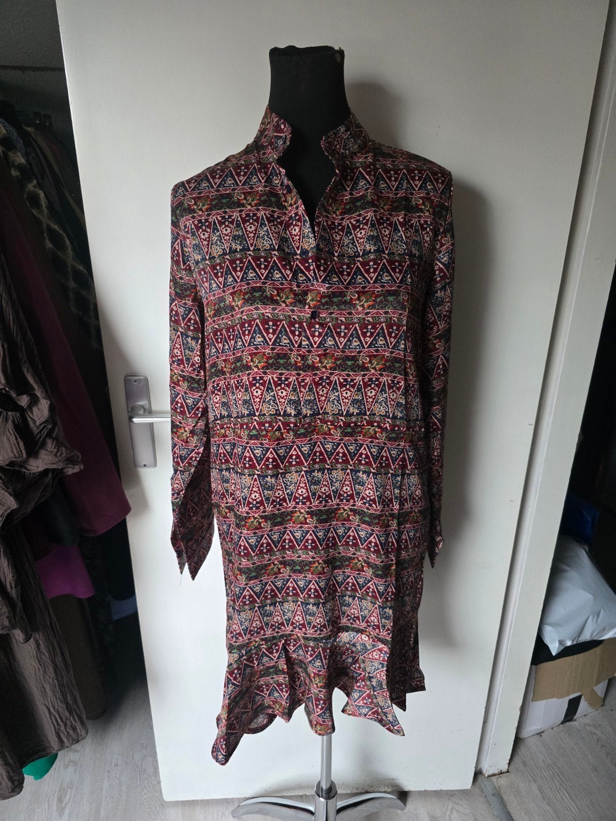 dames jurk place du soleil, Maat 38/40 (M), Meerkleurig, Nieuw, Ophalen of Verzenden