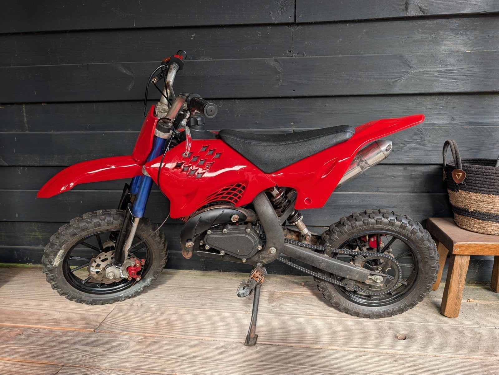 Rode Pitbike - Minibike, Ophalen, Gebruikt, Onbekend, Pitbike