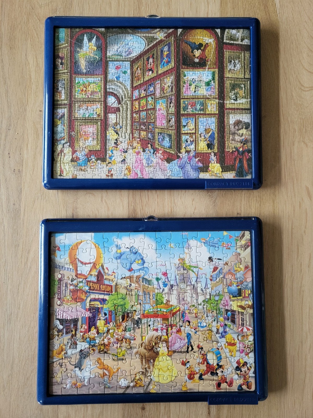 Disney Travel Puzzler - puzzels voor op reis met opbergbak, Ophalen of Verzenden, Minder dan 500 stukjes, Zo goed als nieuw, Legpuzzel