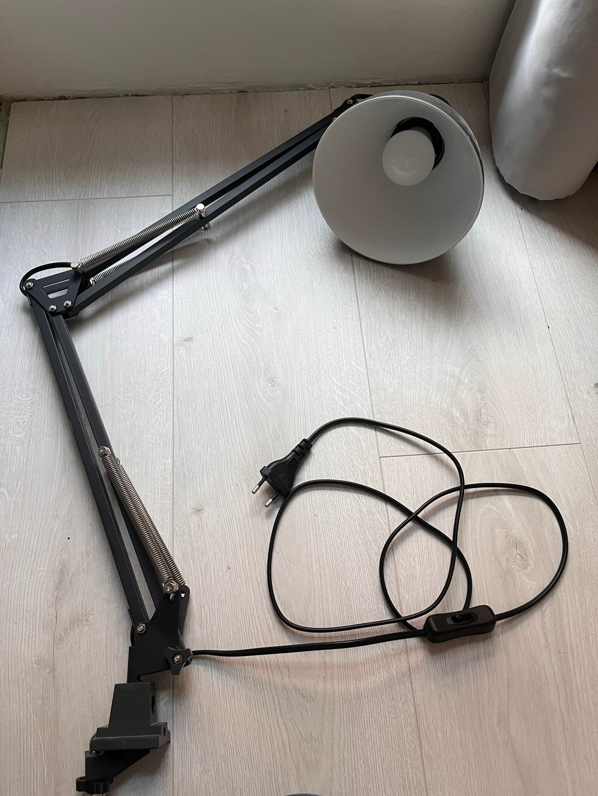 IKEA TERTIAL Bureaulamp Zwart, Bureaulamp, Ophalen of Verzenden, Zwart, IKEA