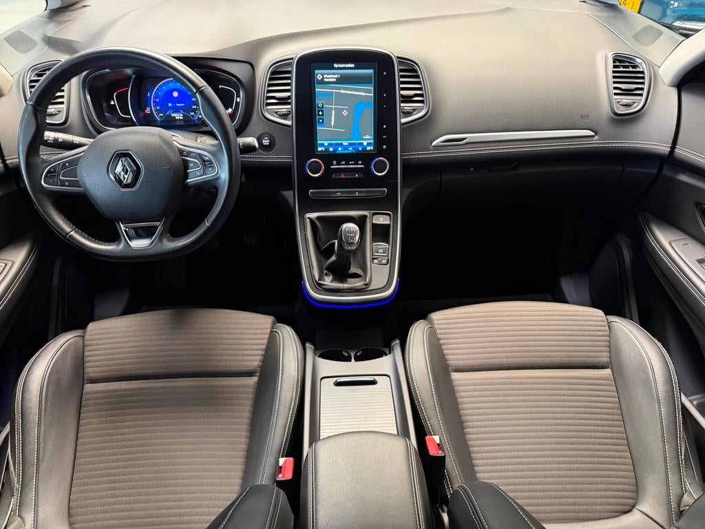 Renault Scénic 1.2 TCe Intens|Trekhaak inklapbaar|key-less|, Voorwielaandrijving, Gebruikt, 4 cilinders, Blauw