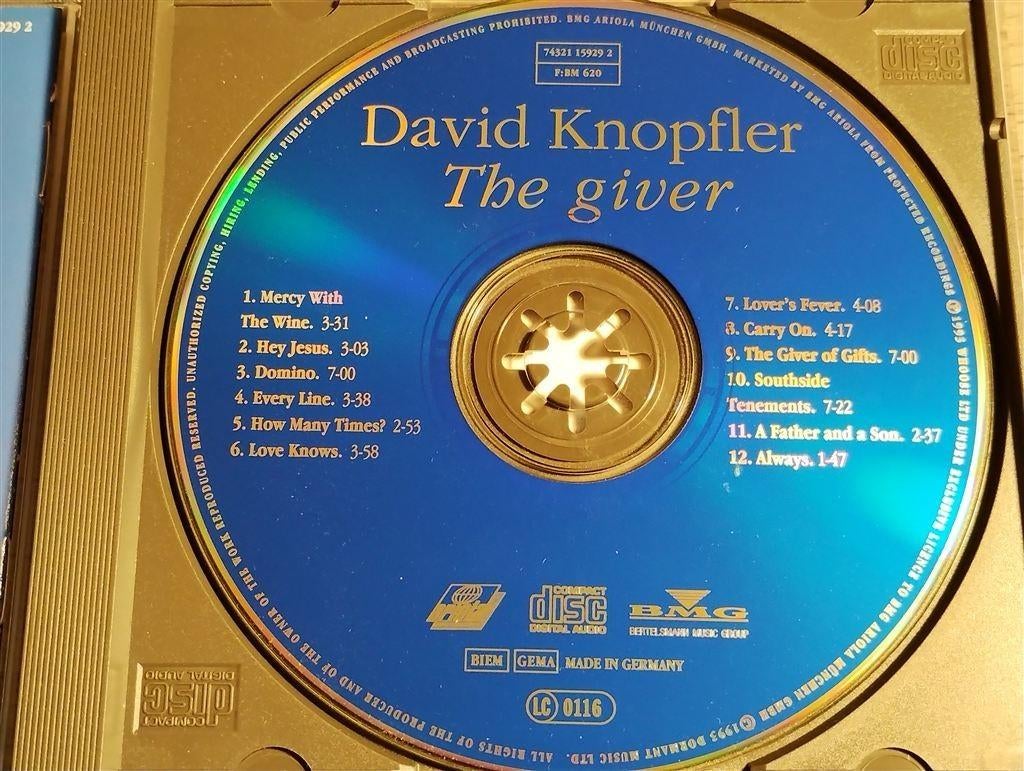 David Knopfler ‎- The Giver, Ophalen of Verzenden, Zo goed als nieuw
