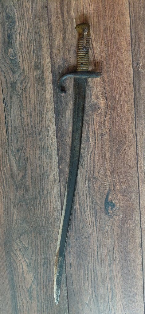 Franse Model 1866 Chassepot sabelbajonet, Ophalen of Verzenden, Landmacht, Overige gebieden, Zwaard of Sabel