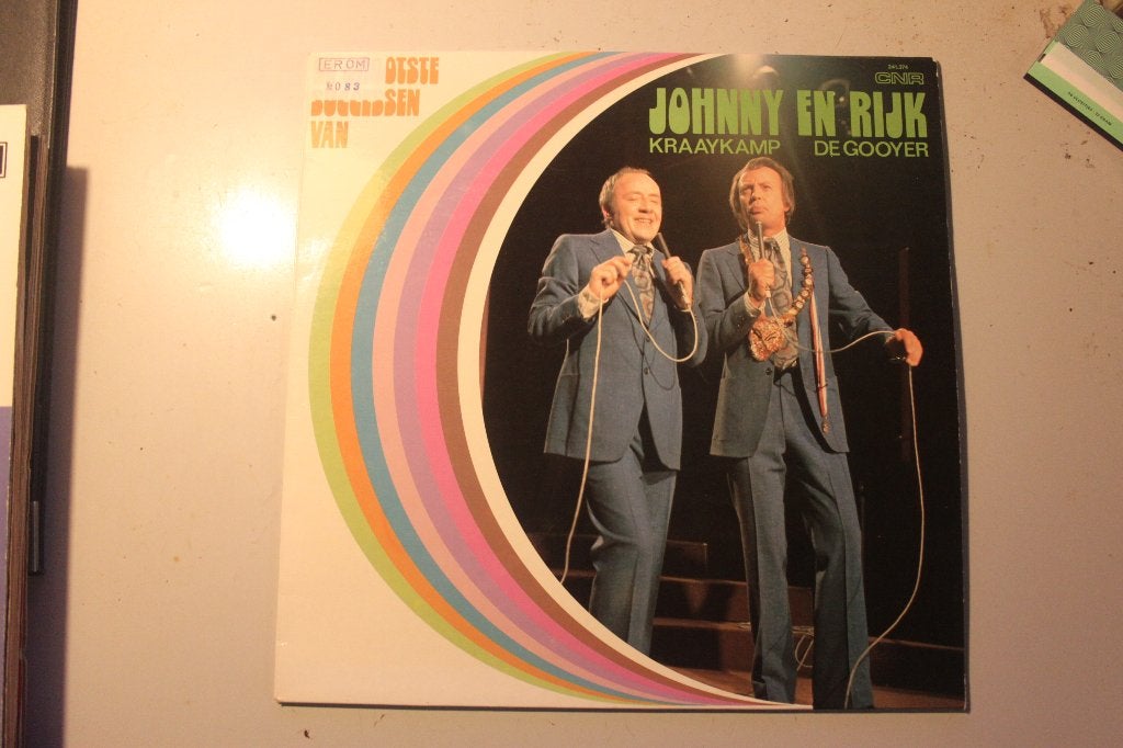 500w - lp - johnny en rijk - de grootste successen van, Ophalen of Verzenden, Gebruikt, 12 inch, Levenslied of Smartlap