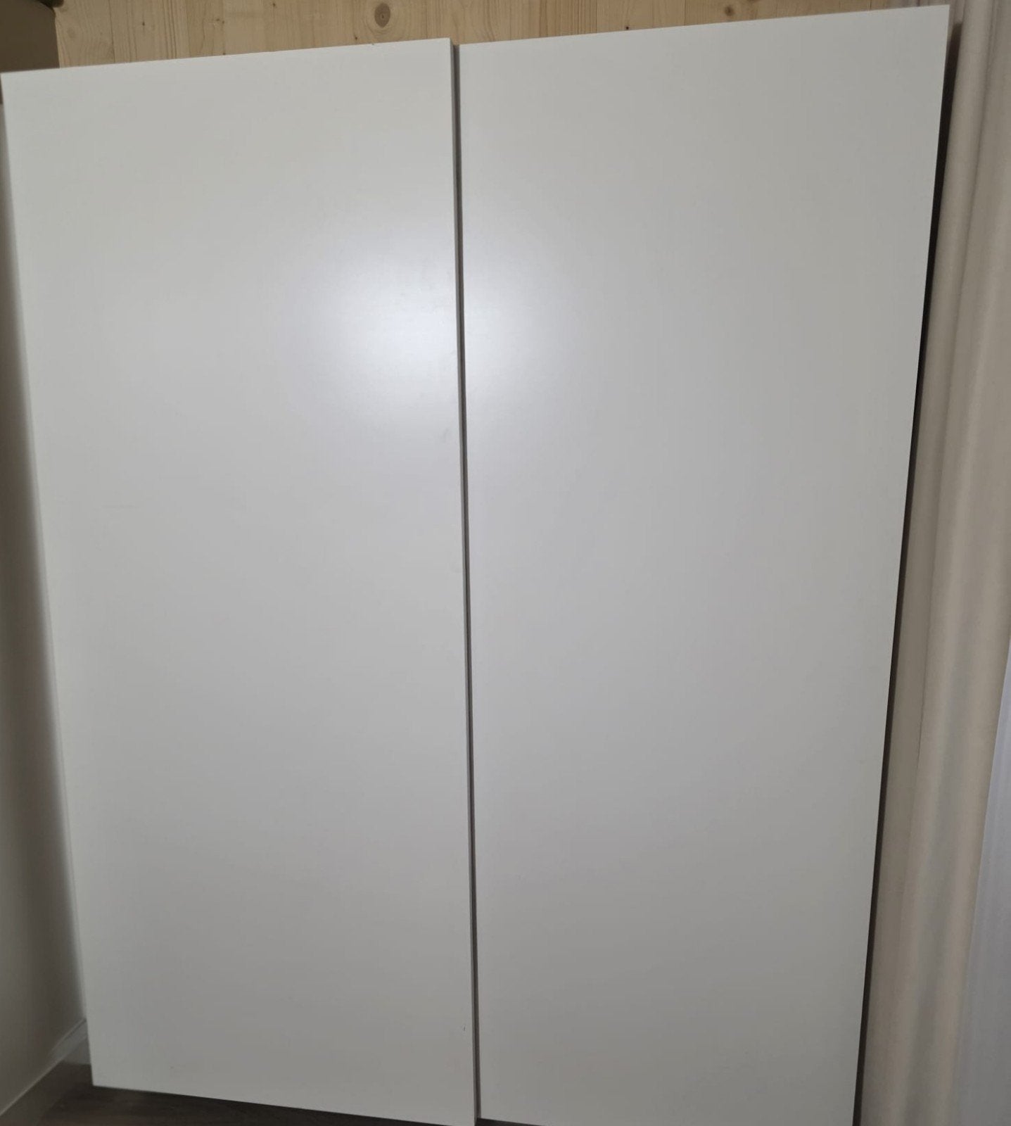 IKEA PAX Kledingkast Wit met Schuifdeuren, Ophalen, 50 tot 75 cm, 200 cm of meer