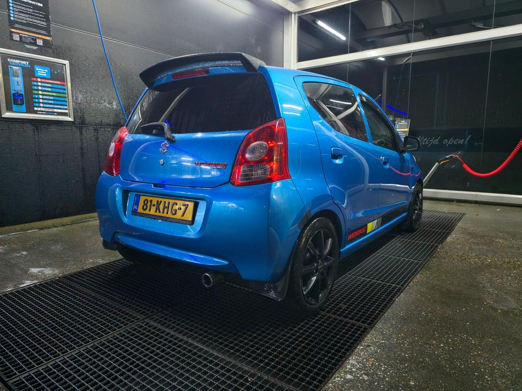 Blauwe sportieve Suzuki Alto 1.0 2009, Voorwielaandrijving, Stof, Origineel Nederlands, Handgeschakeld