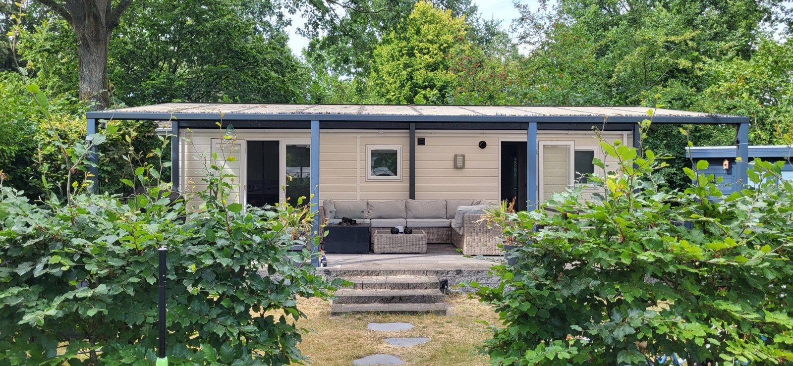 Fijne stacaravan op camping Bosbad Hoeven., Caravans en Kamperen, Rondzit, Particulier, Tot en met 6, Oven