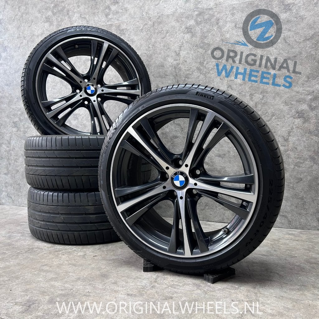 19 inch originele velgen + zomerbanden BMW 3 4 serie, Auto-onderdelen, Banden en Velgen, 19 inch, Gebruikt, Banden en Velgen, Ophalen of Verzenden