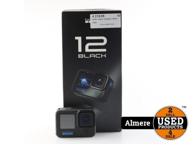 GoPro Hero 12 Zwart | Nette staat
