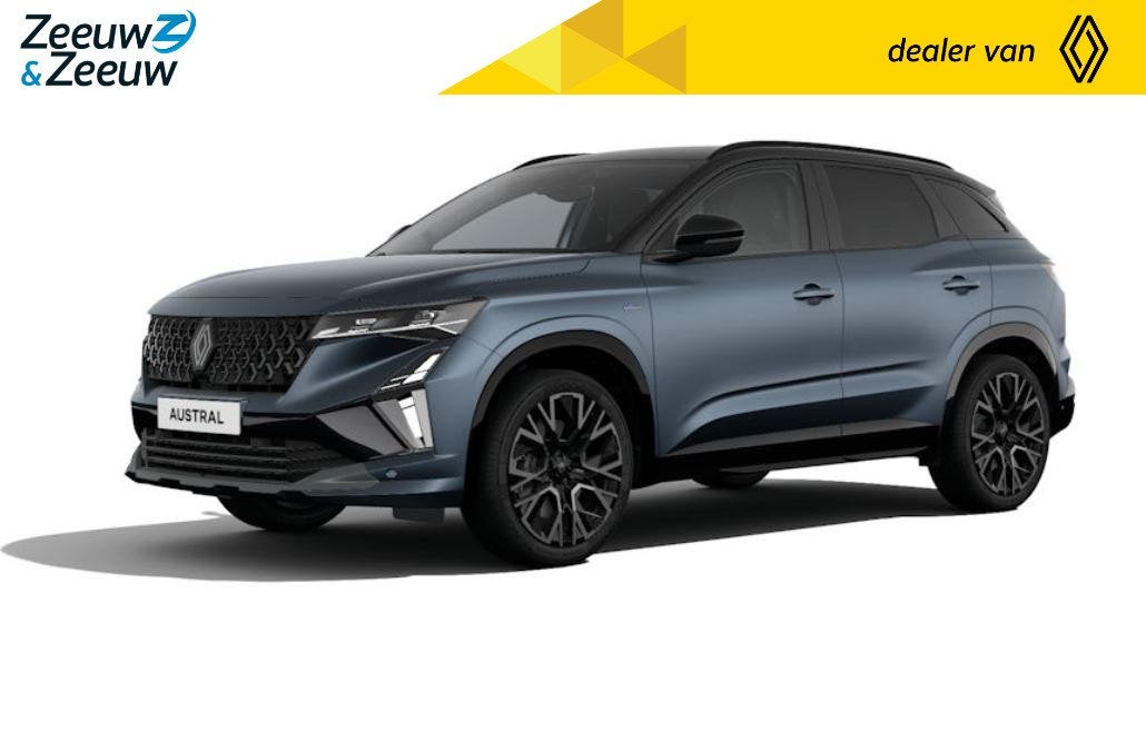 Renault Austral (zeeuw & Zeeuw Private Lease Actie v.a. €, Auto's, Euro 6, 1199 cc, Blauw, Bedrijf