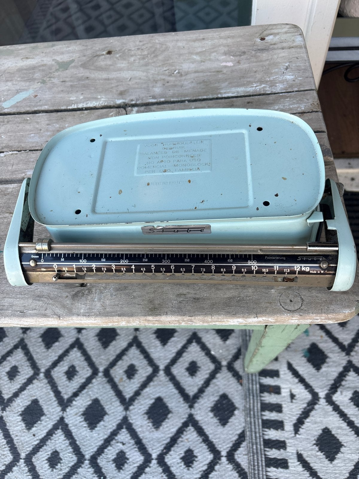 Antieke Stube keukenweegschaal - Made in W-Germany, Ophalen of Verzenden