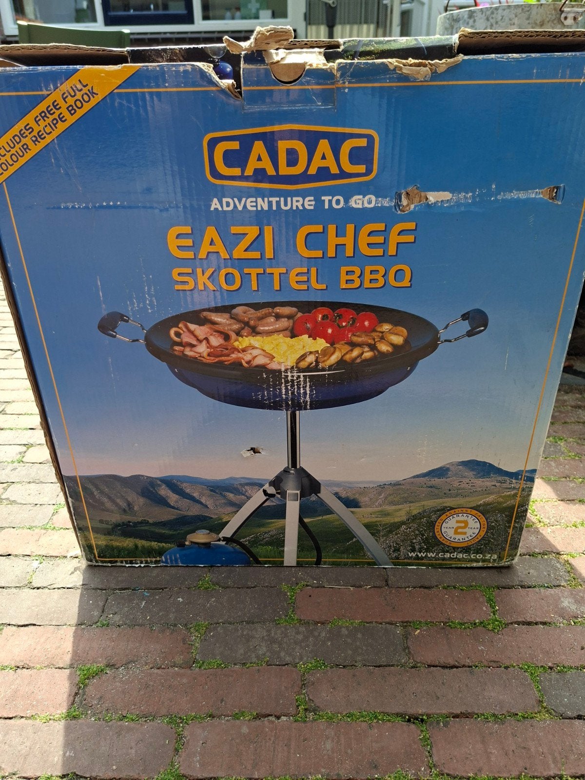 Cadac Eazi Chef Skottel BBQ - Compleet en Draagbaar, Tuin en Terras, Gasbarbecues, Ophalen, Gebruikt, Cadac