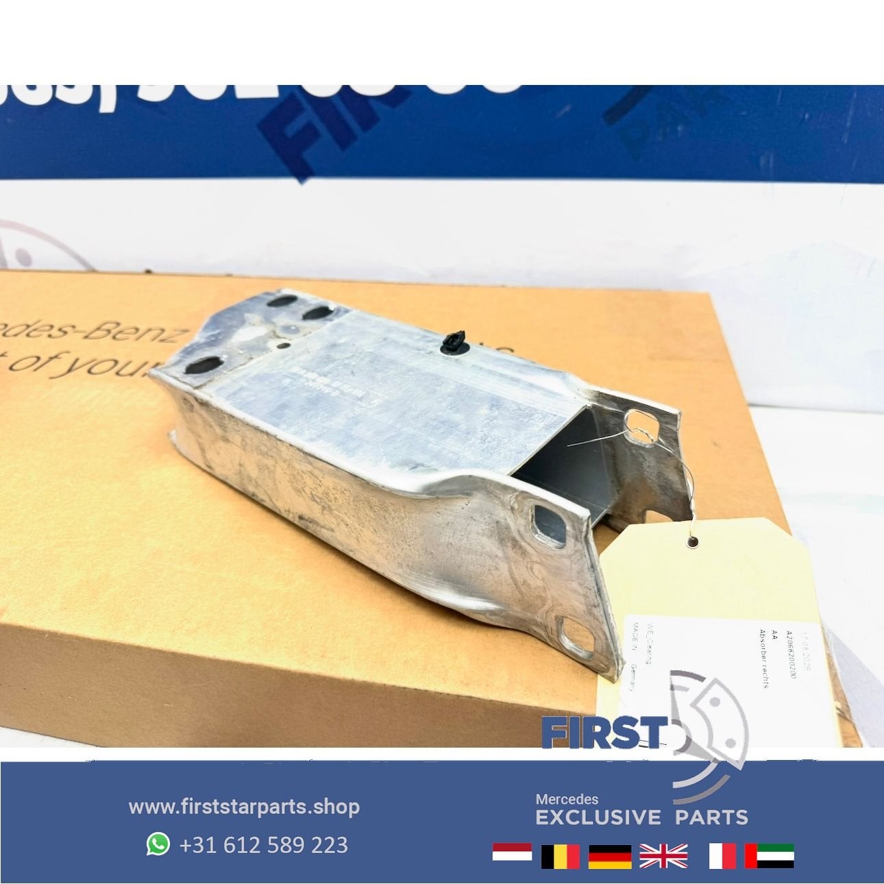 ABSORBER BALK W206 S206 BUMPERBALK A2066200100 A2066200200 L, Gebruikt, -, Ophalen of Verzenden, -