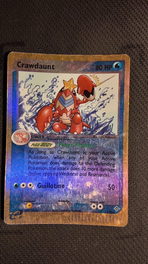 Crawdaunt 3 Dragon | Pokemon kaart, Ophalen, Zo goed als nieuw, Losse kaart, Foil