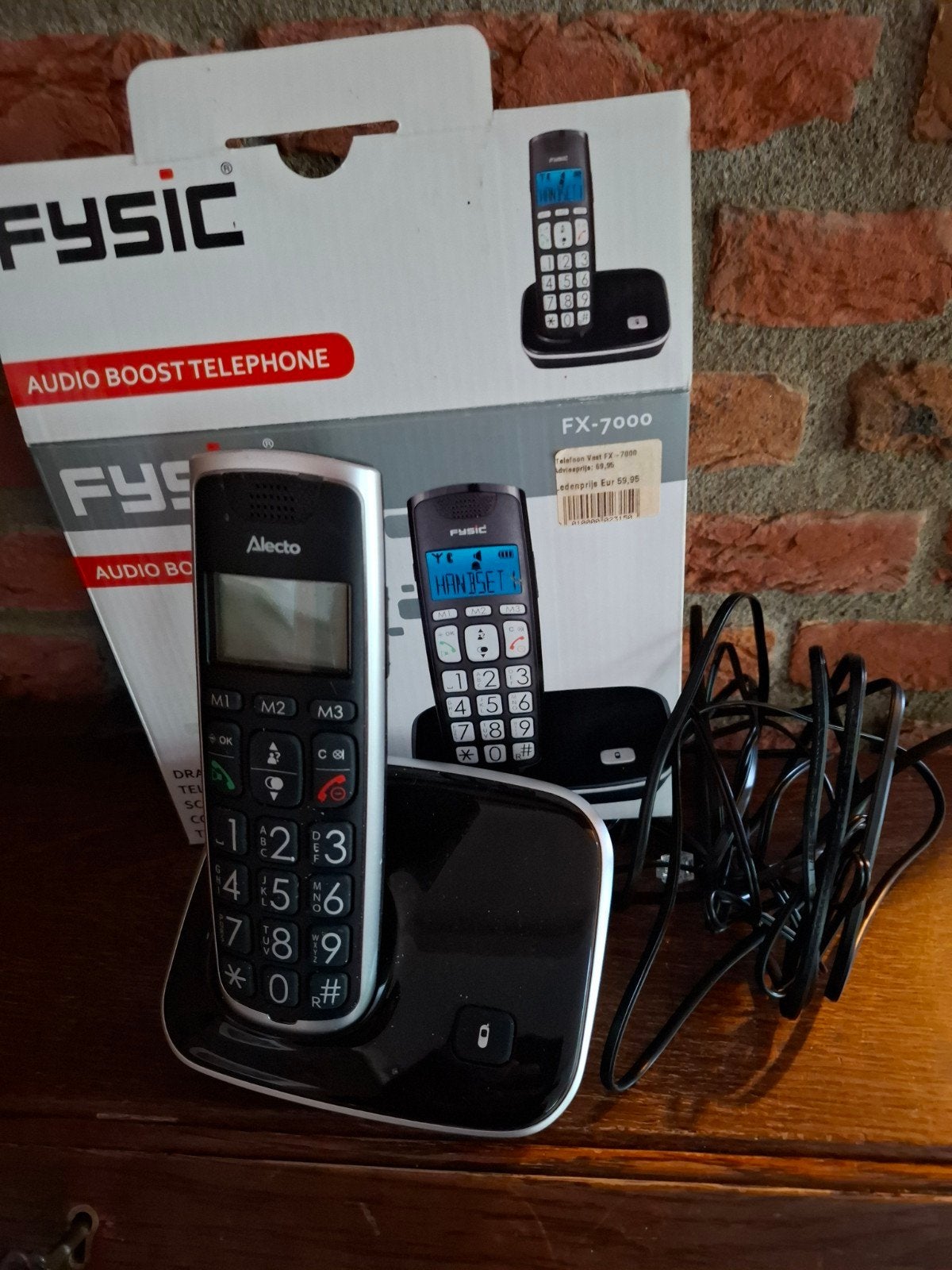 Fysic FX-7000 Seniorentelefoon met Audio Boost, Ophalen, Zo goed als nieuw, 1 handset