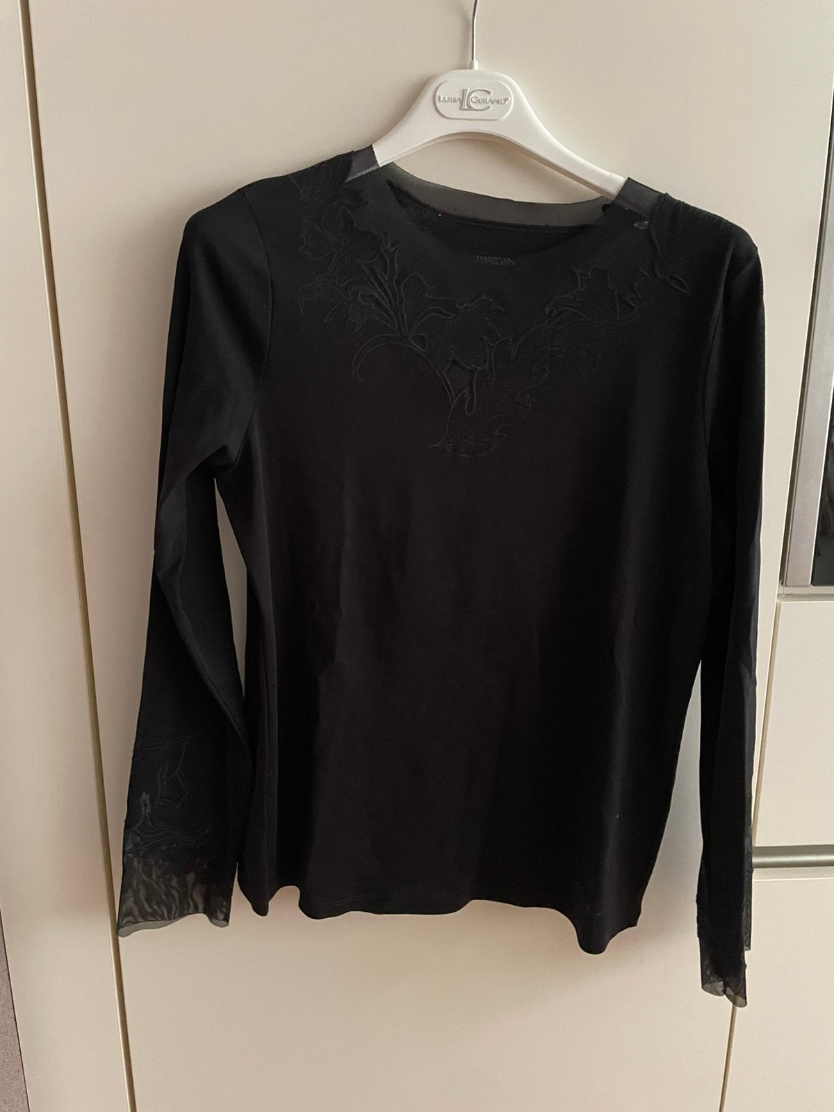 Marc Cain tshirt, Zwart, Maat 42/44 (L), Nieuw, Ophalen of Verzenden