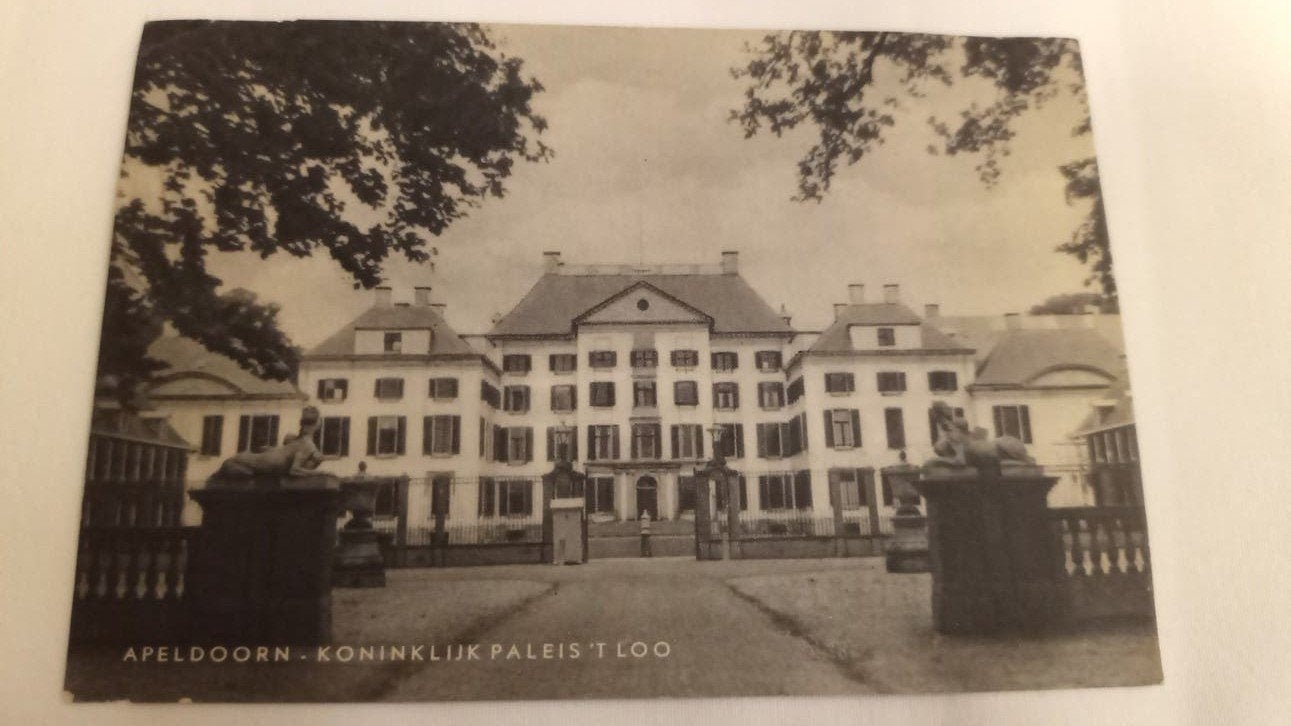 Apeldoorn, Koninklijk Paleis 'T Loo, gelopen 1948, Ophalen of Verzenden, 1940 tot 1960, Gelopen, Gelderland