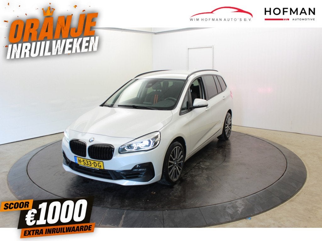 BMW 2 Serie Gran Tourer 220 7Pers M-Sport 192 PK Executive T, Auto's, BMW, 1998 cc, Gebruikt, 7 stoelen, Wit