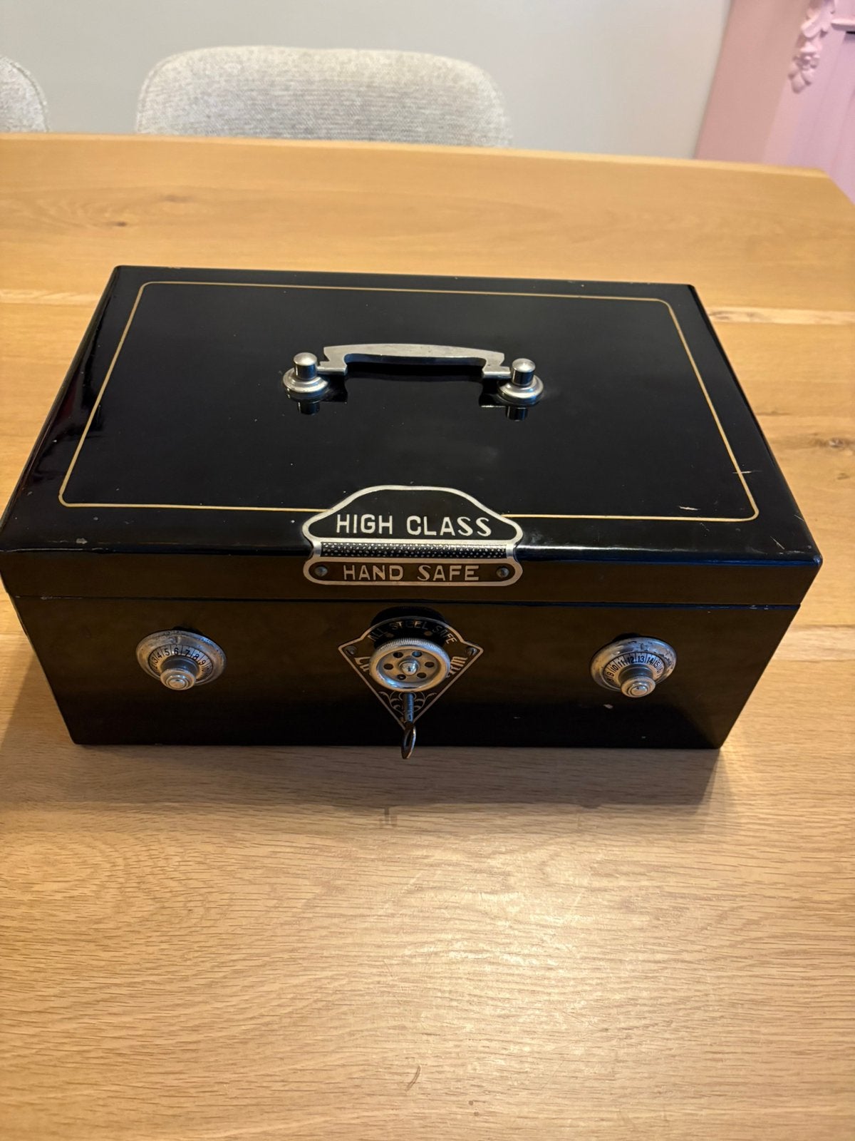 Japanse handkluis strongbox brandkast kist, Ophalen of Verzenden, Zo goed als nieuw