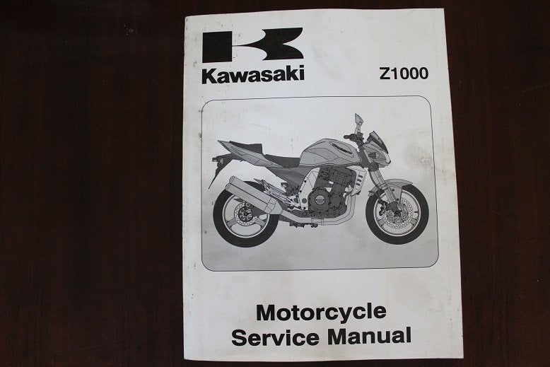 Kawasaki Z1000 2003 ZR1000-A1  motorcycle service manual, Ophalen of Verzenden, Kawasaki