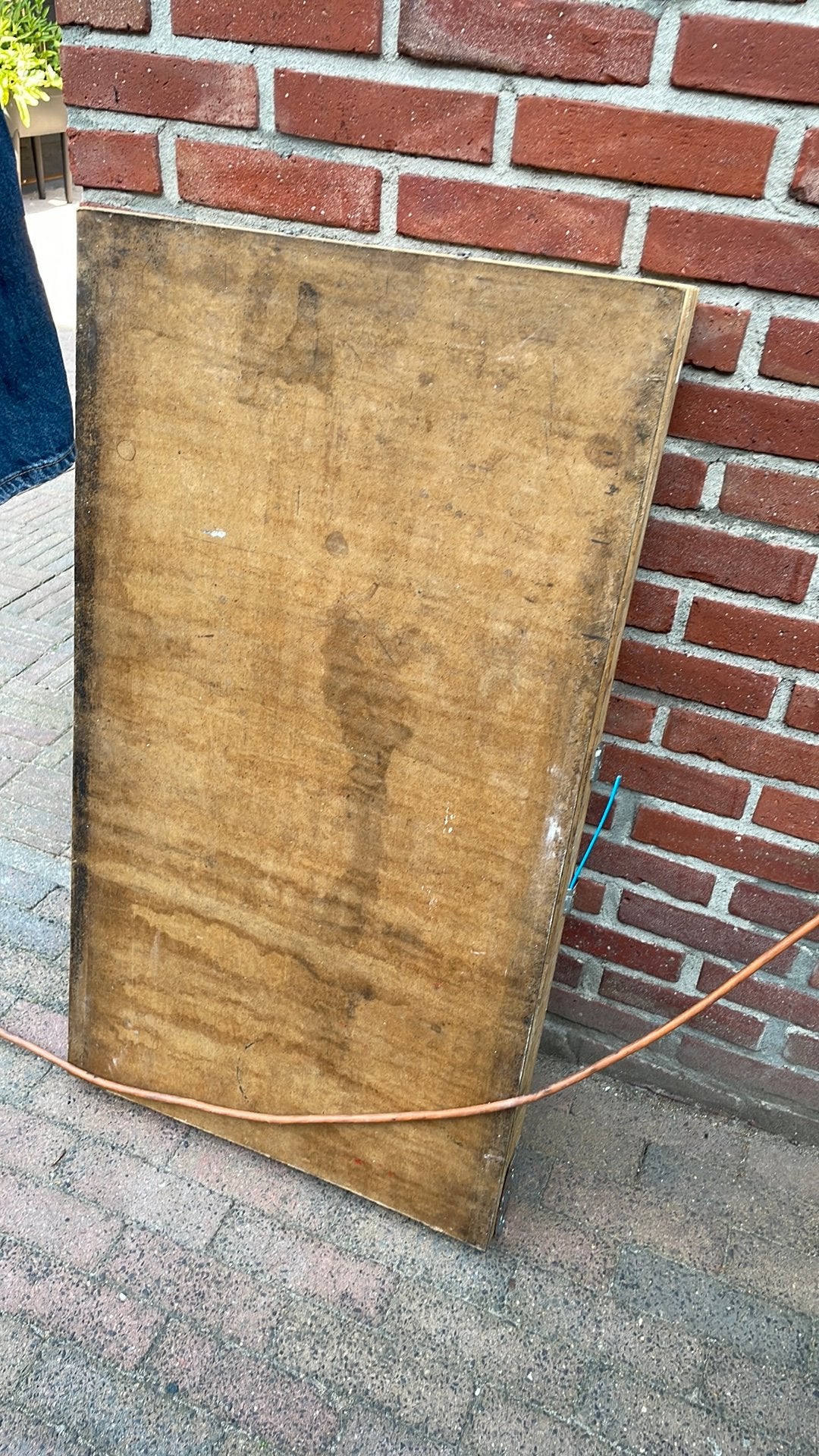 Behangtafel gratis, Ophalen, Gebruikt