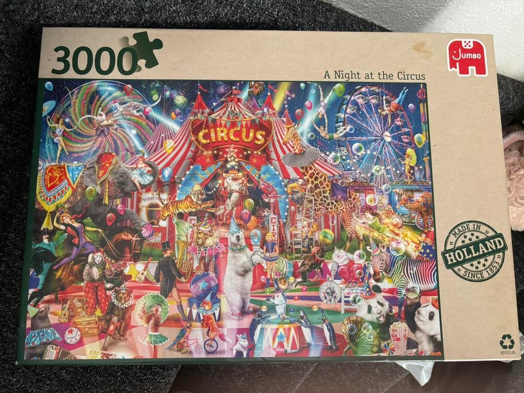 Hele mooie leuke grote puzzel van 3000 stukjes compleet, Ophalen of Verzenden, Meer dan 1500 stukjes, Zo goed als nieuw