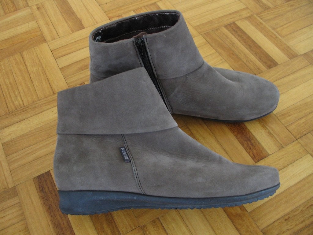 Mephisto enkellaarsjes/schoenen, maat 4½=37½, grijs, Mephisto, Lage of Enkellaarzen, Ophalen of Verzenden, Zo goed als nieuw
