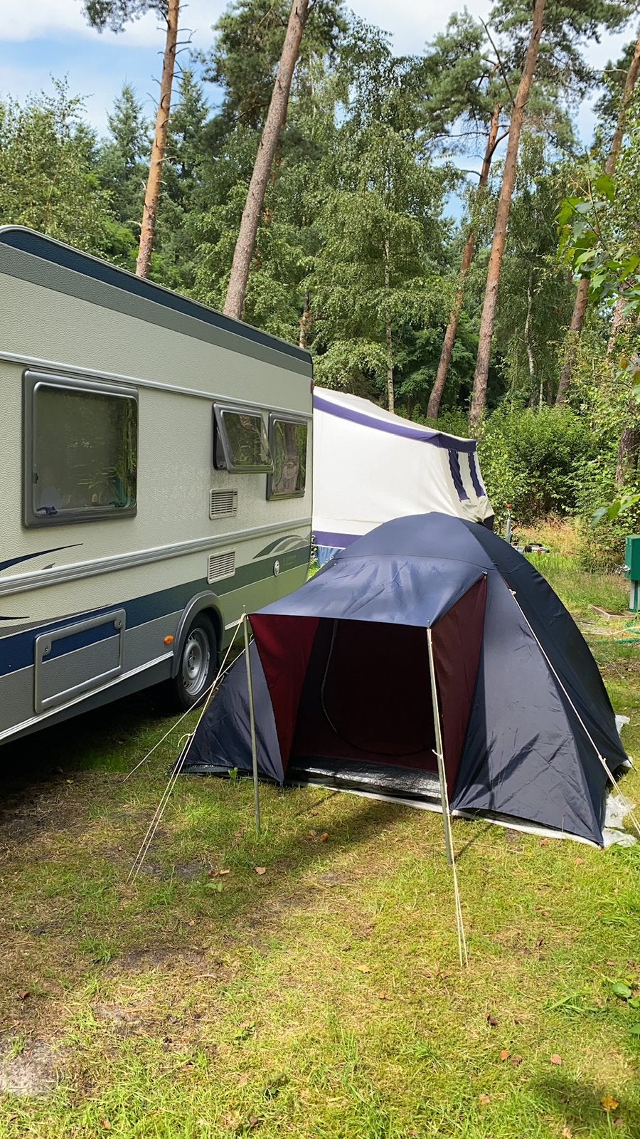 1 persoons ( bijzet) tentje, Caravans en Kamperen, Tenten, Ophalen, Gebruikt, Tot en met 2