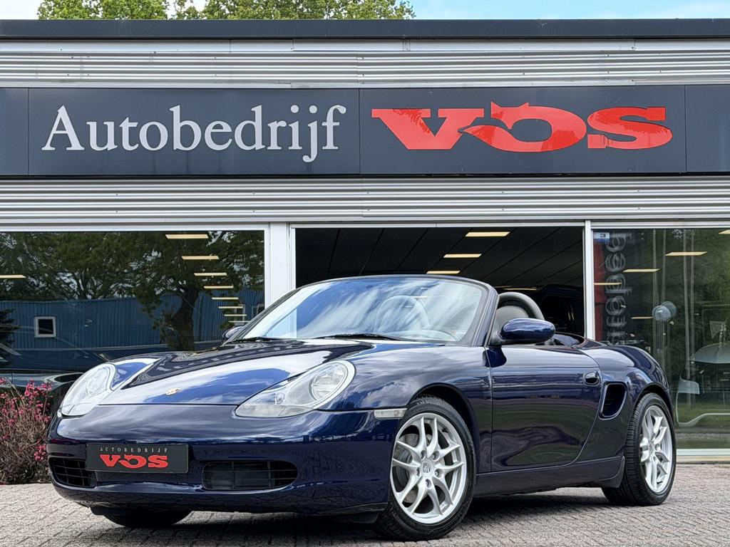 Porsche Boxster 2.7 | Porsche onderhouden | Volledig gedocum, Auto's, Achterwielaandrijving, Blauw, Bedrijf, Grijs