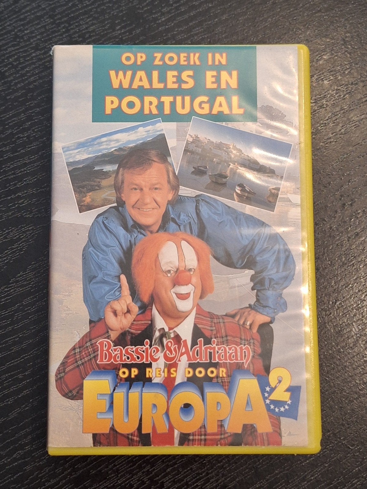 Bassie & Adriaan Europa 2: Wales en Portugal VHS, Alle leeftijden, Ophalen of Verzenden, Gebruikt, Overige genres