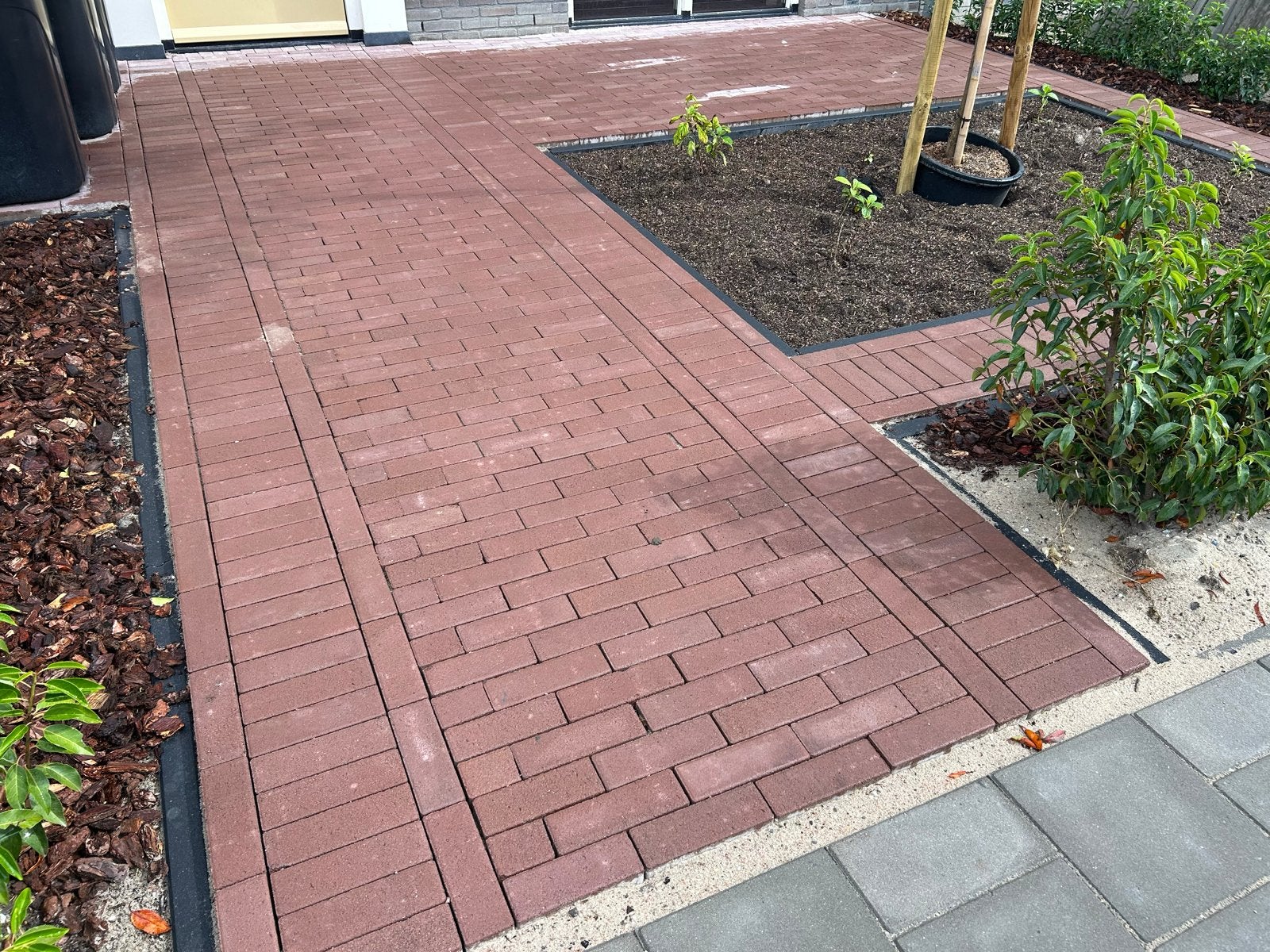 Gratis Klinkers (5x20 cm) - ca. 8 m2 voor tuin, Ophalen, Overige materialen, Gebruikt, Klinkers