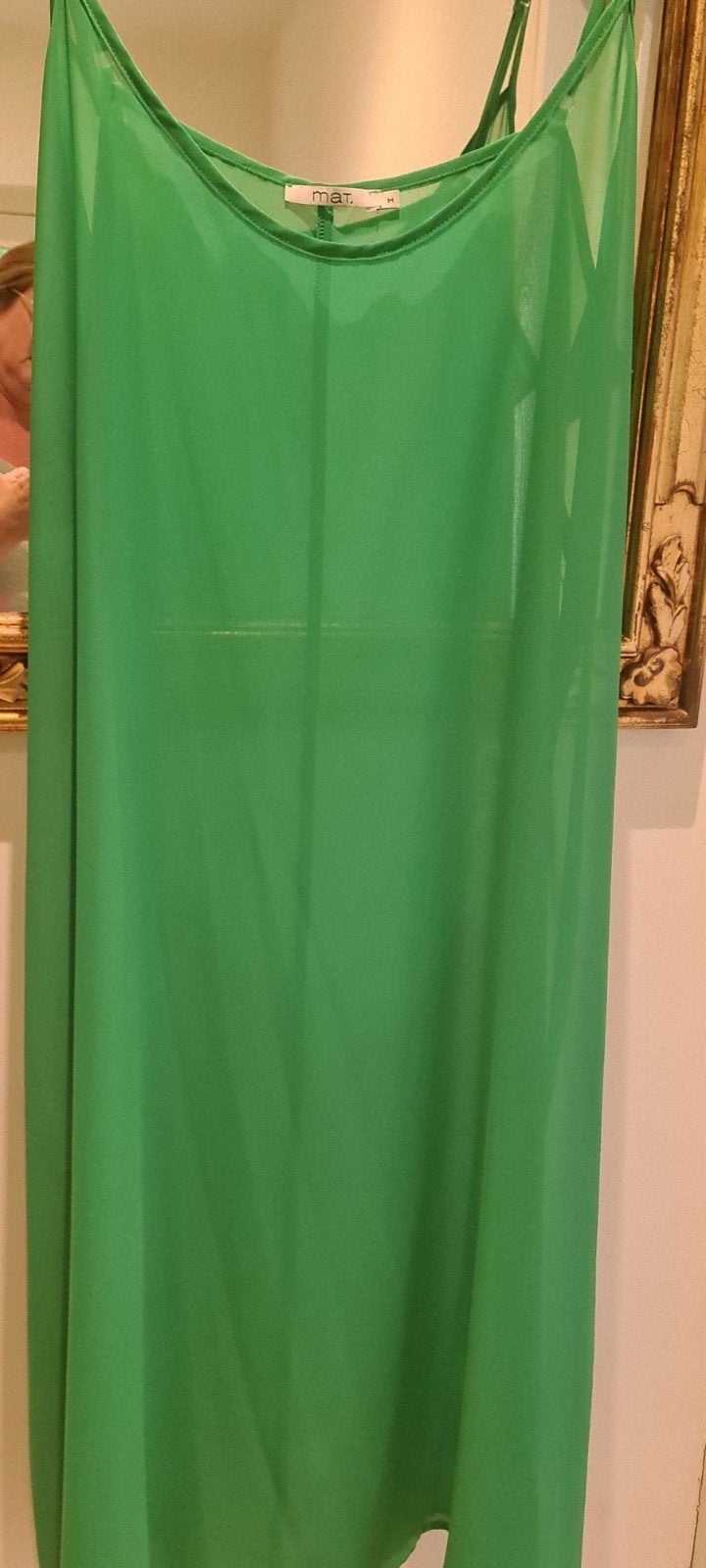Nieuwe groene jurk Mat Fashion Plussize M transparant, Kleding | Dames, Grote Maten, Jurk, Nieuw, Ophalen of Verzenden, Mat Fashion