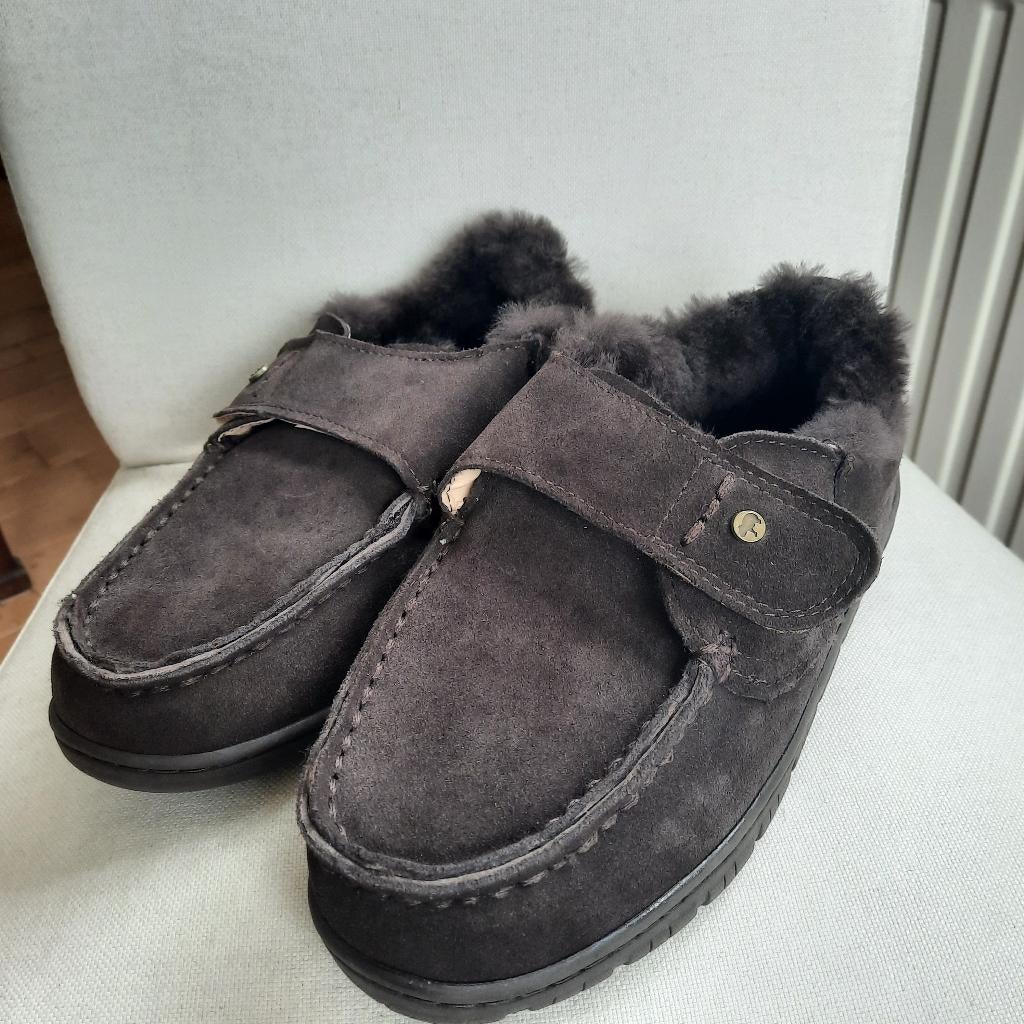 Warmbat pantoffels donker bruin maat 44, Kleding | Heren, Schoenen, Bruin, Nieuw, Pantoffels of Sloffen, Warmbat