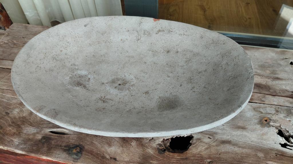 Decoratieve schaal in betonlook - Ovaal, Ophalen, Gebruikt, Schaal, Ovaal