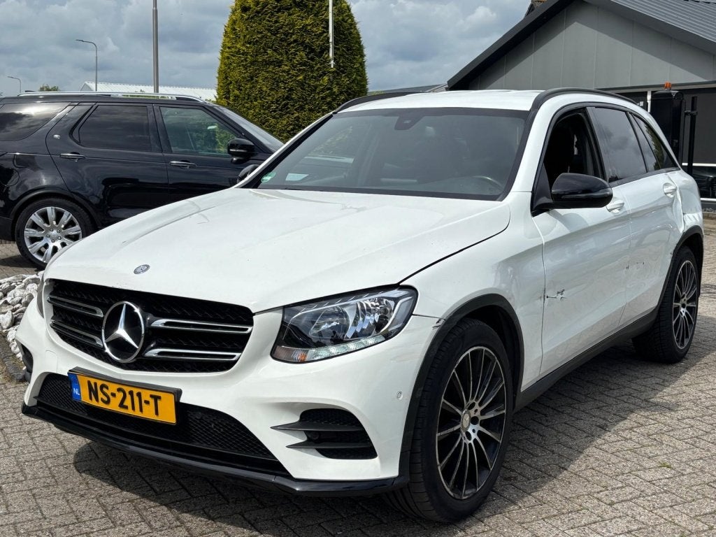 Mercedes-Benz GLC GLC250 CDI Automaat AMG 2015 Wit GLC 250, Auto's, Mercedes-Benz, Automaat, Gebruikt, Euro 6, Wit