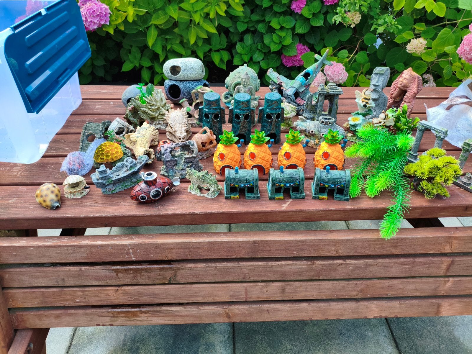 Diverse leuke aquarium ornamenten en benodigheden., Dieren en Toebehoren, Vissen | Aquaria en Toebehoren, Ophalen, Decoratie, Overige merken