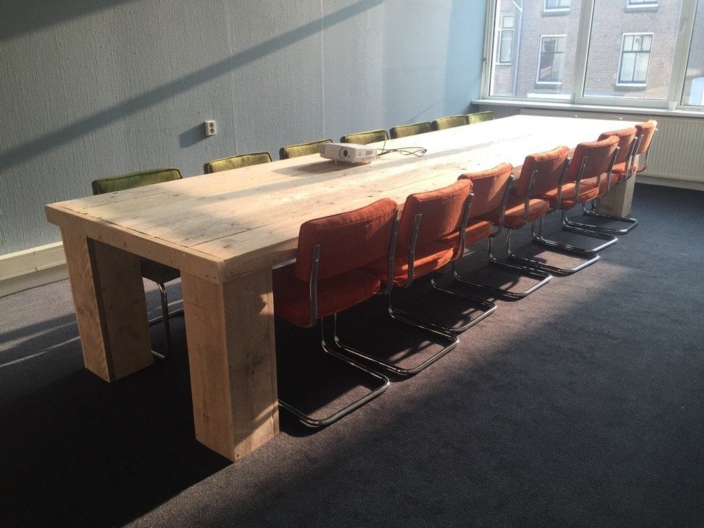 Nieuwe VERGADERTAFELS op maat gemaakt., 100 tot 150 cm, Ophalen of Verzenden, Rechthoekig, Nieuw