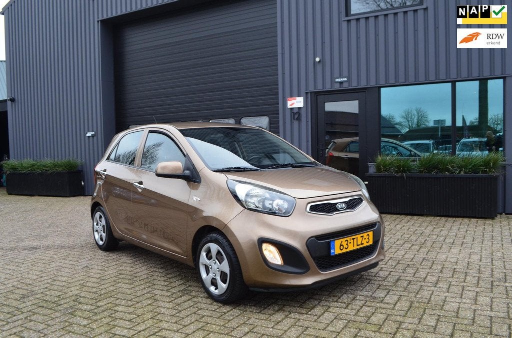 Kia Picanto 1.0 CVVT Super Pack | Keyless | Clima control |, Voorwielaandrijving, Euro 5, Gebruikt, Bruin