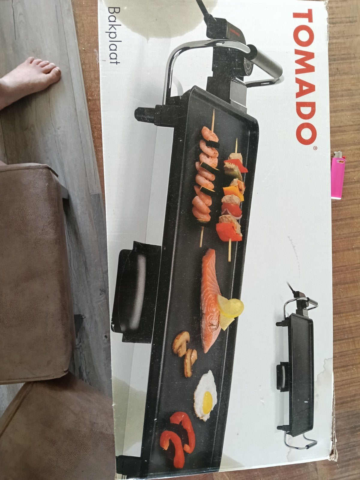 Tomado Bakplaat 50x30 cm - Elektrische Grillplaat, Ophalen of Verzenden