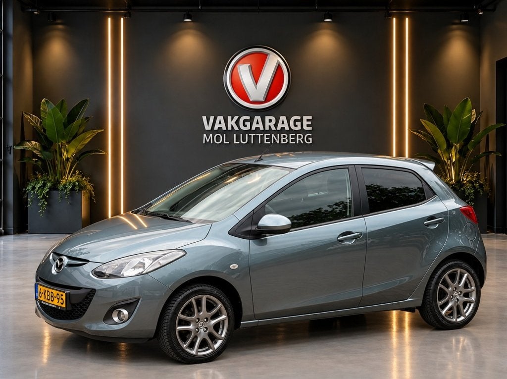 MAZDA 2 1.3 84pk 5D GT-Navigator AIRCO, STOELVERWARMING, TRE, Auto's, Stof, Gebruikt, 31 €/maand, 4 cilinders