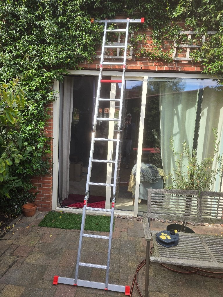 Ladder (Folding) 3.35 meter, Ophalen, Gebruikt, Ladder, Opvouwbaar of Inschuifbaar