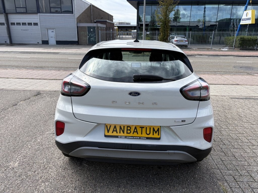 Ford Puma 1.0 EcoBoost Hybrid Titanium, Auto's, Stof, Wit, Origineel Nederlands, Bedrijf